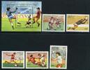 Laos Laos 1261-1265 + Bl 138 postfrisch Fußball MiNr. 1261-1265 + Bl 138 postfrisch Fußball -