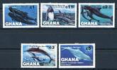 Ghana Ghana 977-81 postfrisch Wale/ Delfine MiNr. 977-81 postfrisch Wale/ Delfine -