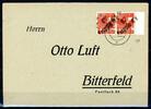 SBZ Allgemeine Ausgaben SBZ Allgemeine Ausgaben 168 V gepr. Böheim Mehrfachfrankatur MiNr. 168 V gepr. Böheim Mehrfachfrankatur -