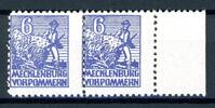 SBZ Mecklenburg-Vorpommern SBZ Mecklenburg-Vorpommern 33 x postfrisch verzähnt MiNr. 33 x postfrisch verzähnt -