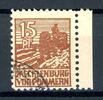 SBZ Mecklenburg-Vorpommern SBZ Mecklenburg-Vorpommern 37 z a gestempelt gepr. Kramp MiNr. 37 z a gestempelt gepr. Kramp -
