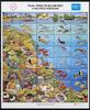   Palau Inseln ZD Bogen mit Palau Inseln ZD Bogen mit 106-45 postfrisch Fische MiNr. 106-45 postfrisch Fische 