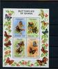 Ghana Ghana Block 95 postfrisch Schmetterlinge MiNr. Block 95 postfrisch Schmetterlinge -