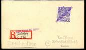 SBZ Provinz Sachsen SBZ Provinz Sachsen 89 A Notst. Grube Marga geprüft Schulz R-Brief MiNr. 89 A Notst. Grube Marga geprüft Schulz R-Brief -