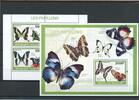 Togo Klb. Togo Klb. 3404-3407, Block 492 postfrisch Schmetterling MiNr. 3404-3407, Block 492 postfrisch Schmetterling -