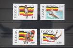 Uganda Uganda 534-537 postfrisch MiNr. 534-537 postfrisch -
