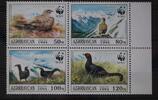Aserbaidschan Aserbaidschan 161-164 postfrisch Viererblock Vögel Birkhuhn MiNr. 161-164 postfrisch Viererblock Vögel Birkhuhn -