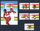 Ghana Ghana 1205-1209 + Bl 131 postfrisch Olympiade Seoul 1988 MiNr. 1205-1209 + Bl 131 postfrisch Olympiade Seoul 1988 -