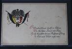 AK Deutschland hoch in Ehren, du heiliges Land der usw. 1916 gebraucht -