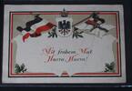 AK Deutschland Mit frohem Mut Hurra, Hurra! 1916 gebraucht -