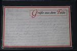 AK Deutschland Grüße aus dem Felde. 1915 gebraucht -