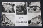 AK Strausberg Mehrbildkarte (Wasserturm, Sparkasse usw.) gebraucht -