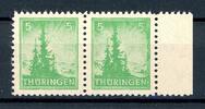SBZ Thüringen waag. Paar SBZ Thüringen waag. Paar 94 A Y b yy postfrisch geprüft Ströh MiNr. 94 A Y b yy postfrisch geprüft Ströh -
