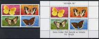 Türkei Türkei 2833-2836 + Bl. 26 postfrisch Schmetterling MiNr. 2833-2836 + Bl. 26 postfrisch Schmetterling -