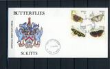 St. Kitts St. Kitts 271-274 Schmetterling Ersttagesbrief/FDC MiNr. 271-274 Schmetterling Ersttagesbrief/FDC -