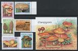 Togo Togo 3050-3055 + Bl. 454 postfrisch Pilze MiNr. 3050-3055 + Bl. 454 postfrisch Pilze -