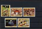 Kongo Brazza. Kongo Brazza. 1016-1020 B postfrisch Pilze MiNr. 1016-1020 B postfrisch Pilze -