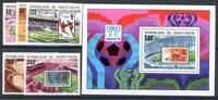 Obervolta Obervolta 740-744 + Bl. 52 postfrisch Fußball WM 1978 MiNr. 740-744 + Bl. 52 postfrisch Fußball WM 1978 -