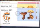 Bhutan Einzelblöcke Bhutan Einzelblöcke 190-196, 98, 200 Pilze Ersttagesbrief/FDC MiNr. 190-196, 98, 200 Pilze Ersttagesbrief/FDC -