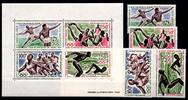 Zentralafrikanische Republik Zentralafrikanische Republik 59-62 und Block 2 postfrisch MiNr. 59-62 und Block 2 postfrisch -