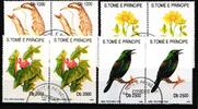 Sao Tome e Principe 1330-1333 gestempelt als Paare MiNr. 1330-1333 gestempelt als Paare