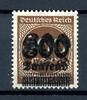   Deutsches Reich Weimar Abart Deutsches Reich Weimar Abart 305 DD postfrisch signiert MiNr. 305 DD postfrisch signiert 