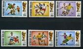 Togo Togo 1017-1022 A postfrisch Fußball WM 1974 MiNr. 1017-1022 A postfrisch Fußball WM 1974 -