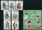 Kambodscha Kambodscha 1196-1102, Block 181 postfrisch Fußball WM 1994 MiNr. 1196-1102, Block 181 postfrisch Fußball WM 1994 -
