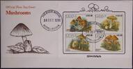 Ghana Ghana Block 165 gestempelt als FDC / Pilze MiNr. Block 165 gestempelt als FDC / Pilze -