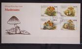 Ghana Ghana 1450 und 1453-1455 gestempelt als FDC / Pilze MiNr. 1450 und 1453-1455 gestempelt als FDC / Pilze -