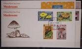 Turks und Caicos Turks und Caicos 1009-1016 und Block 105-106 gestempelt als FDC / Pilze MiNr. 1009-1016 und Block 105-106 gestempelt als FDC / P -