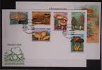 Togo Togo 3050-3055 und Block 454 gestempelt als FDC / Pilze MiNr. 3050-3055 und Block 454 gestempelt als FDC / Pilze -