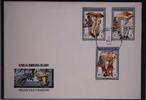 Madagaskar Madagaskar 1310, 1312, 1314 und Block 158 postfrisch als FDC / Pilze MiNr. 1310, 1312, 1314 und Block 158 postfrisch als FDC / P -