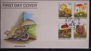 Papua Neuguinea Papua Neuguinea 750-753 postfrisch als FDC / Pilze MiNr. 750-753 postfrisch als FDC / Pilze -