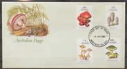Australien Australien 762-765 gestempelt als FDC / Pilze MiNr. 762-765 gestempelt als FDC / Pilze -