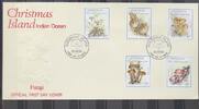 Weihnachts-Inseln Weihnachts-Inseln 187-191 gestempelt als FDC / Pilze MiNr. 187-191 gestempelt als FDC / Pilze -