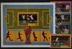 Ghana Ghana 968-971 und Block 99 postfrisch Fußball MiNr. 968-971 und Block 99 postfrisch Fußball -