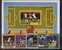 Ghana Ghana 968-971 und Block 99 postfrisch Fußball MiNr. 968-971 und Block 99 postfrisch Fußball -