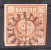 Bayern Bayern 4 Typ II gestempelt gMR 155, unten links berührt MiNr. 4 Typ II gestempelt gMR 155, unten links berührt -