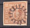 Bayern Bayern 4 Typ II gestempelt gMR 289, breitrandig MiNr. 4 Typ II gestempelt gMR 289, breitrandig -