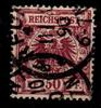 Deutsches Reich Deutsches Reich 50b gestempelt geprüft Zenker BPP MiNr. 50b gestempelt geprüft Zenker BPP -
