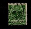 Deutsches Reich Deutsches Reich 46aa gestempelt gepr. Zenker BPP MiNr. 46aa gestempelt gepr. Zenker BPP -