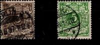 Deutsches Reich Deutsches Reich 45b, 46c gestempelt gepr. Zenker BPP MiNr. 45b, 46c gestempelt gepr. Zenker BPP -