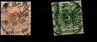 Deutsches Reich Deutsches Reich 45c, 46c gestempelt gepr. Zenker BPP MiNr. 45c, 46c gestempelt gepr. Zenker BPP -