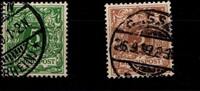 Deutsches Reich Deutsches Reich 45c, 46c gestempelt gepr. Zenker BPP MiNr. 45c, 46c gestempelt gepr. Zenker BPP -