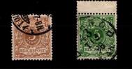 Deutsches Reich Deutsches Reich 45c, 46c gestempelt gepr. Zenker BPP MiNr. 45c, 46c gestempelt gepr. Zenker BPP -