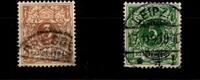 Deutsches Reich Deutsches Reich 45c, 46c gestempelt gepr. Zenker BPP MiNr. 45c, 46c gestempelt gepr. Zenker BPP -
