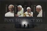 Uganada Uganada 2740-2743 postfrisch als Kleinbogen, Papst Benedikt XVI MiNr. 2740-2743 postfrisch als Kleinbogen, Papst Benedikt XVI -