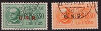 Italien Militärpost B Italien Militärpost B 33-34 gestempelt MiNr. 33-34 gestempelt -