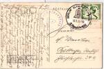 Deutsches Reich 611 auf Postkarte portogerechte Olympiakarte